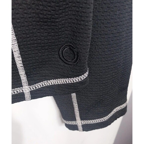 Nike Sphere Women’s Top Sz M Black Stretch Waffle Activewear Workout Sweatshirt - Picture 5 of 8